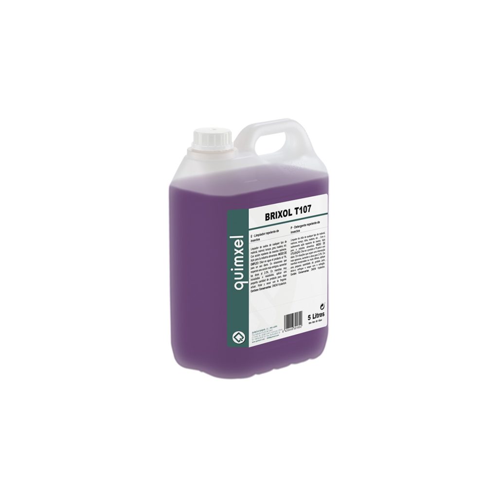 Brixol T 107 5L - Καθαριστικό Δαπέδου Ισχυρής Εντομοαπωθοτικής Δράσης