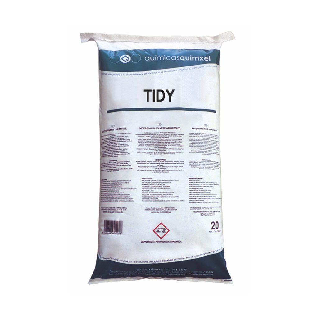 Tidy 20Kg - Ενζυματικό Απορυπαντικό Πλυντηρίου Ρούχων Με Κόκκους