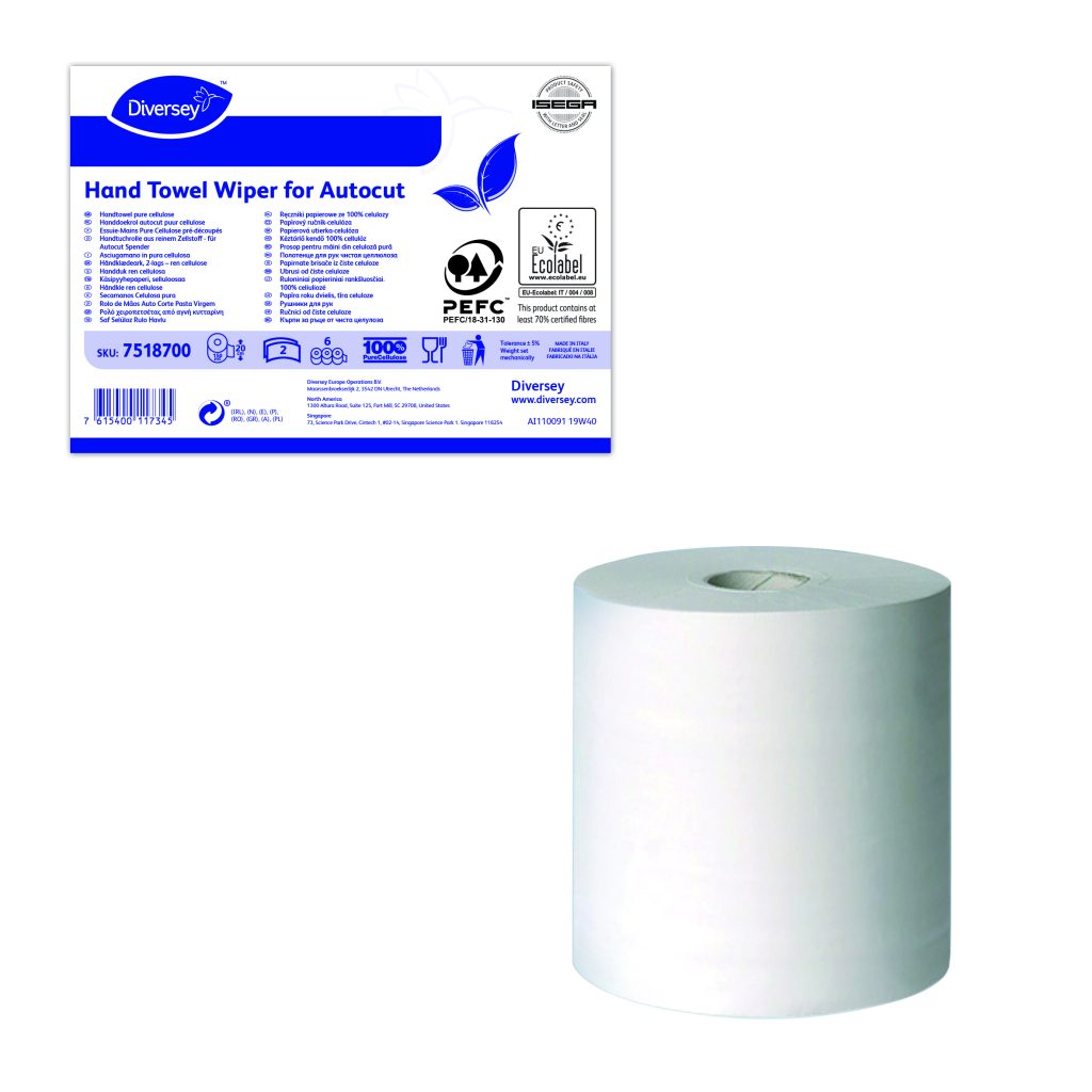 DI Hand Towel Wiper Autocut 2ply 6pc W1