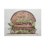 Σουπλά "Hamburger" 30X40cm (250τεμ)